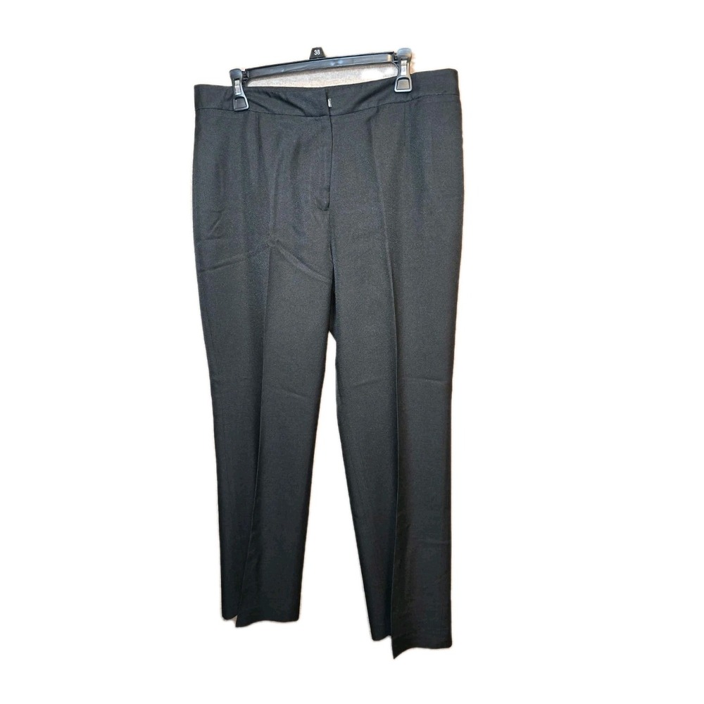 Kasper EUC Black Dress Pants Women's 12P Petite‎ Career Slacks 👖